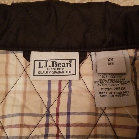 LL bean quilted jacket - Picture 5 of 5